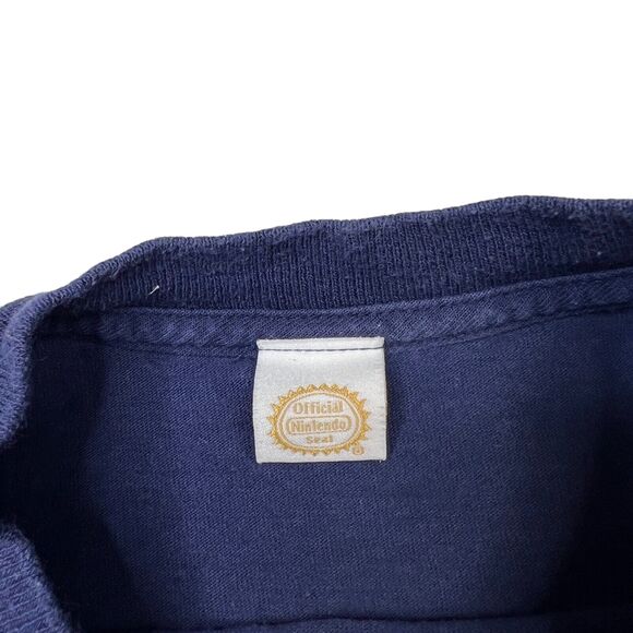 Nintendo MarioKart Wii 2008 Video Game Tee T-Shirt Navy Blue Youth M Medium - Picture 4 of 5